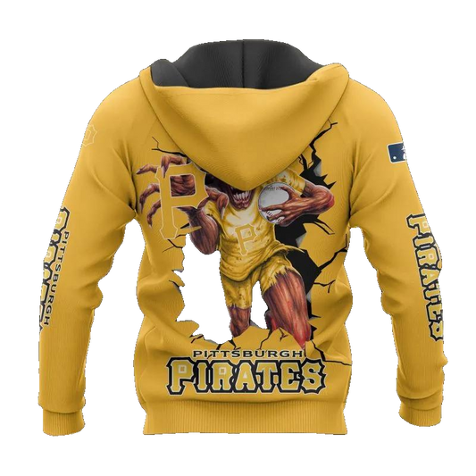 Pittsburgh Pirates All Over Print MLB MLB All Over Print Hoodie -Moonbestprint