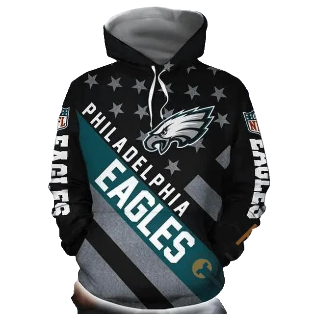 Philadelphia Eagles For Eagles Fan NFL 3D All Over Print Hoodie -Moonbestprint