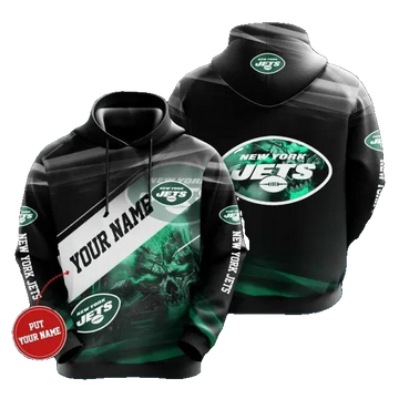 Personalized New York Jets Custom NFL 3D All Over Print Hoodie -Moonbestprint