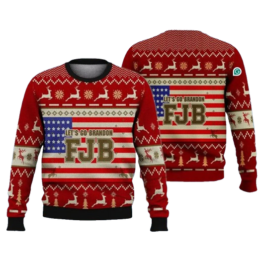 Lets Go Brandon Fjb Ugly Christmas Sweater – Moonbestprint