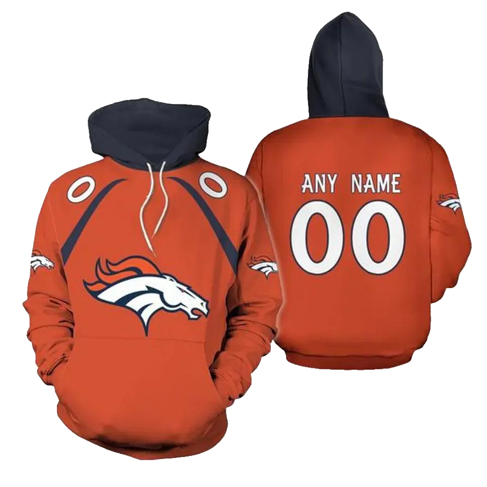 Personalized Denver BroncosNFL 3D All Over Print Hoodie -Moonbestprint