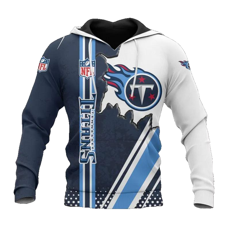 NFL Tennessee Titans NFL 3D All Over Print Hoodie -Moonbestprint