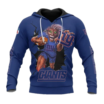NFL New York Giants Eddie Iron Maiden NFL 3D All Over Print Hoodie -Moonbestprint