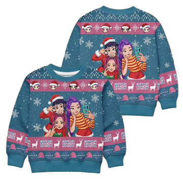 Kpop Demon Hunters Anime Girl Christmas Ugly Christmas Sweater 2025 – Moonbestprint