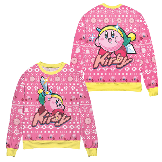 Kirby Ugly Christmas Sweater – Moonbestprint