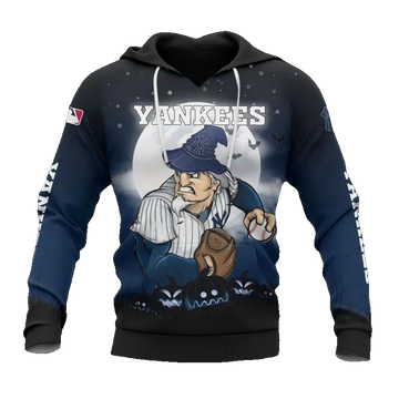 New York Yankees Mascot MLB All Over Print Hoodie -Moonbestprint