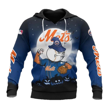 New York Mets Mascot MLB All Over Print Hoodie -Moonbestprint