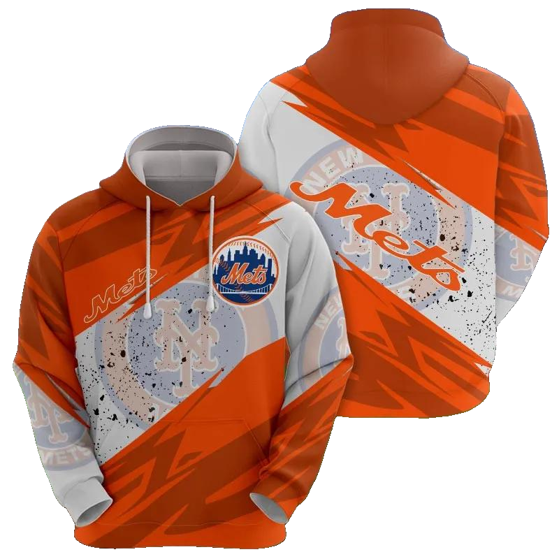 New York Mets MLB All Over Print Hoodie -Moonbestprint