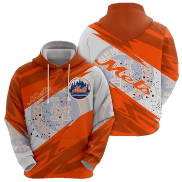 New York Mets MLB All Over Print Hoodie -Moonbestprint