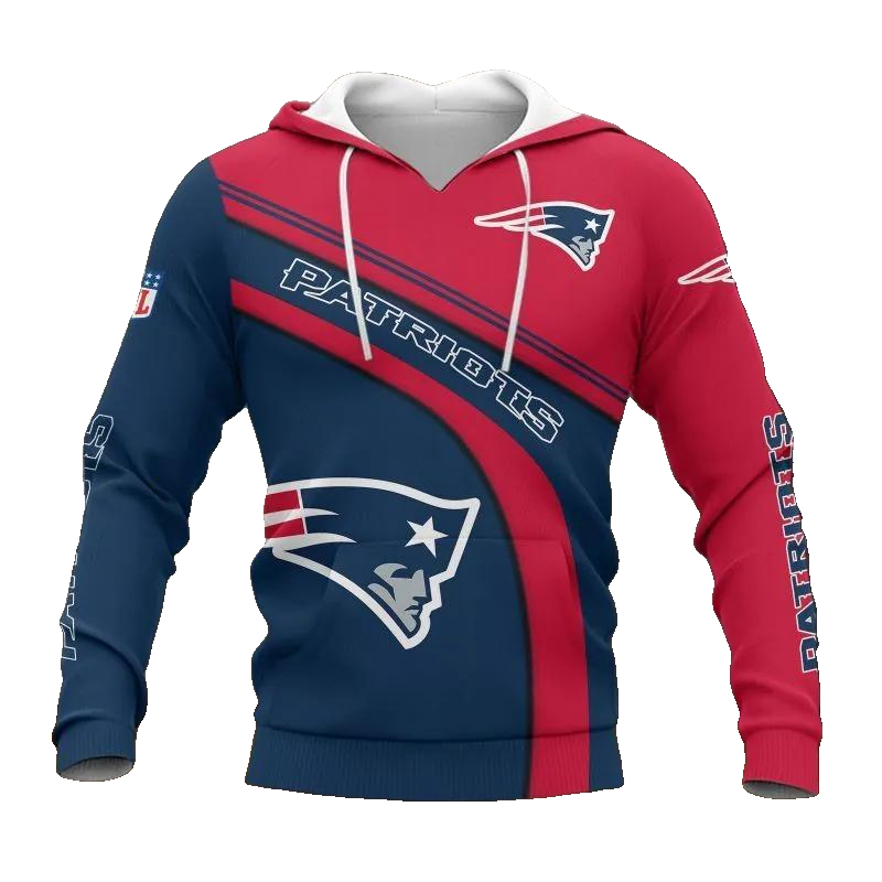 New England Patriots NFL3D All Over Print Hoodie -Moonbestprint