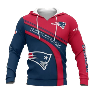 New England Patriots NFL3D All Over Print Hoodie -Moonbestprint