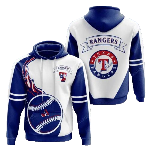 MLB TEXAS RANGERS 3D MLB All Over Print Hoodie -Moonbestprint