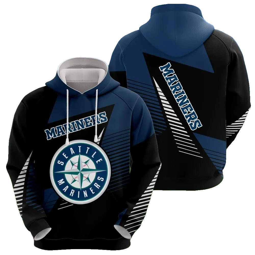 MLB Seattle Mariners Printed MLB All Over Print Hoodie -Moonbestprint