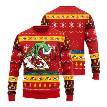Kansas City Chiefs Grinch Christmas Ugly Sweater – Moonbestprint