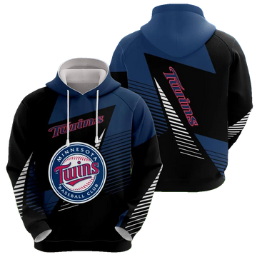 Minnesota Twins Printed MLB All Over Print Hoodie -Moonbestprint
