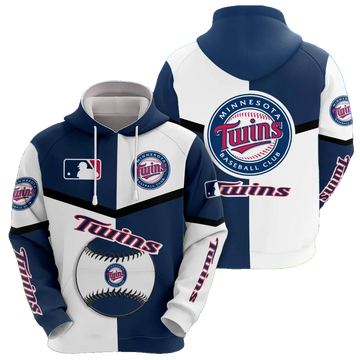 Minnesota Twins 3D MLB All Over Print Hoodie -Moonbestprint