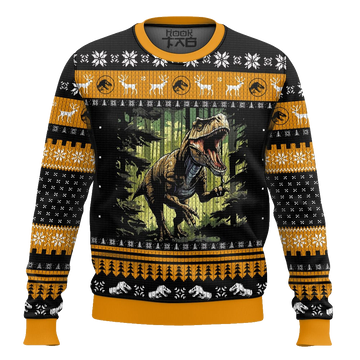 Jurassic Park T-Rex Ugly Christmas Sweater – Moonbestprint