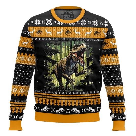 Jurassic Park T-Rex Ugly Christmas Sweater – Moonbestprint