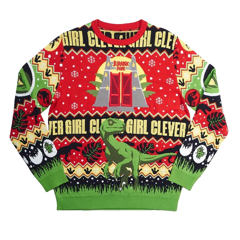 Jurassic Park Clever Girl Ugly Christmas Sweater 2025 – Moonbestprint