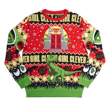 Jurassic Park Clever Girl Ugly Christmas Sweater 2025 – Moonbestprint