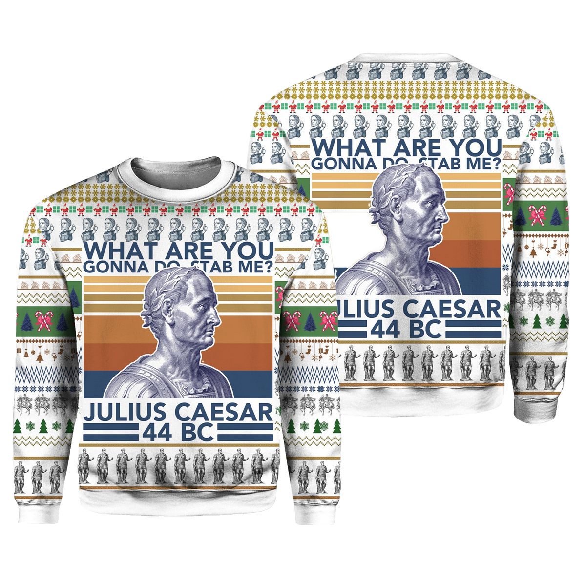 Julius Caesar Christmas Ugly Christmas Sweater – Moonbestprint
