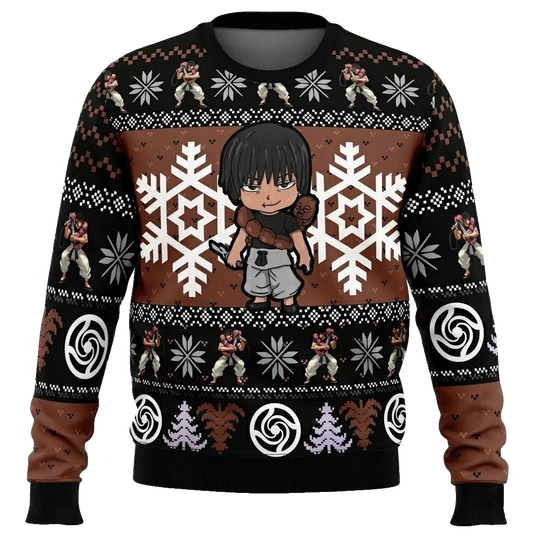 Jujutsu Kaisen Chibi Toji Fushiguro Ugly Christmas Sweater – Moonbestprint