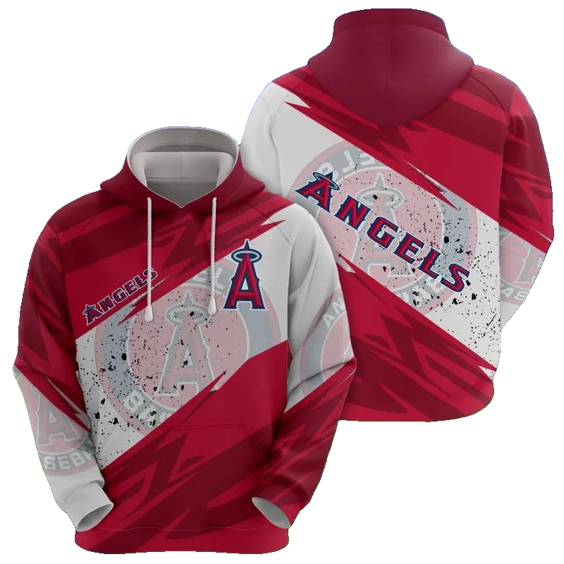 Los Angeles Angels All Over Print 3D MLB All Over Print Hoodie -Moonbestprint