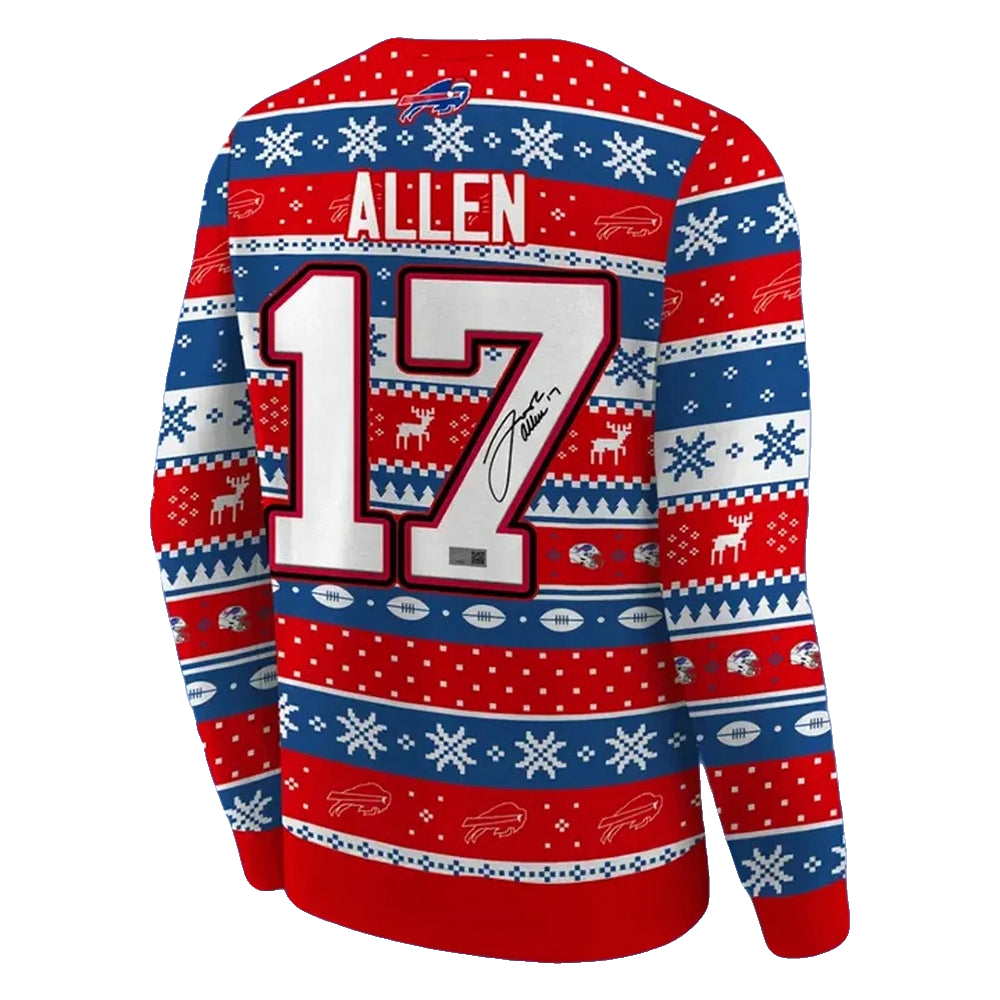 Josh Allen Buffalo Bills Signature Edition Ugly Sweater 2025 – Moonbestprint