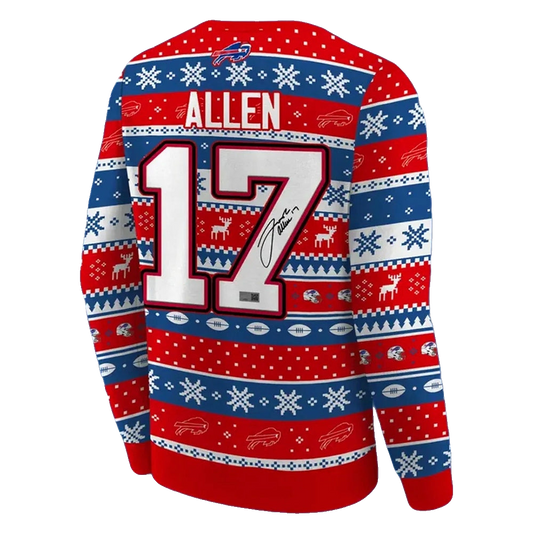 Josh Allen Buffalo Bills Signature Edition Ugly Sweater 2025 – Moonbestprint