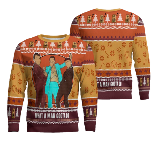 Jonas Brothers What A Man Gotta Do Ugly Sweater – Moonbestprint