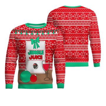 Jingle Juice Beverage Funny Ugly Christmas Sweater – Moonbestprint