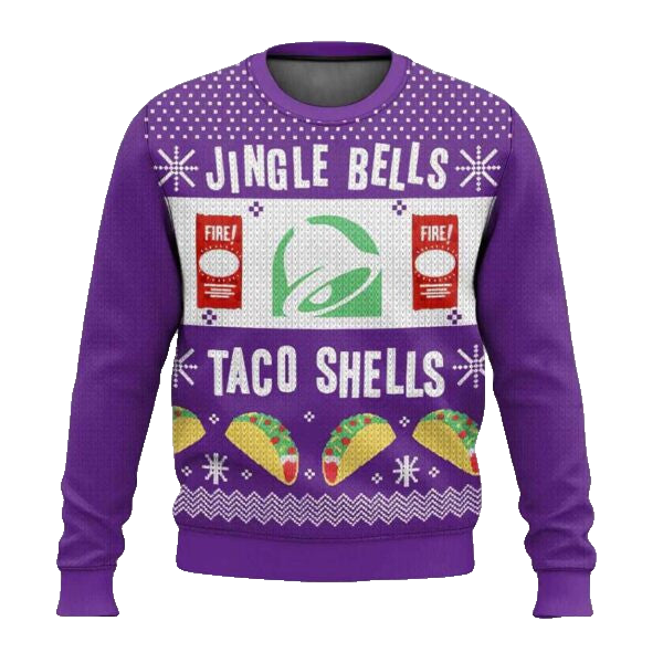 Jingle Bells Taco Shells Ugly Christmas Sweater – Moonbestprint