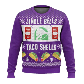 Jingle Bells Taco Shells Ugly Christmas Sweater – Moonbestprint