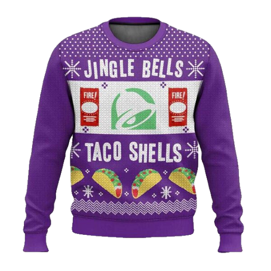 Jingle Bells Taco Shells Ugly Christmas Sweater – Moonbestprint