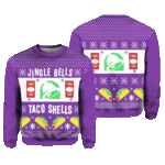 Jingle Bells Taco Shells Fire Ugly Christmas Sweater 2025 – Moonbestprint