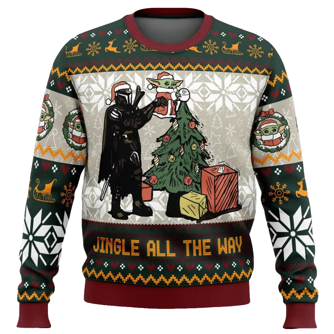 Jingle All The Way Star Wars Christmas Ugly Sweater – Moonbestprint