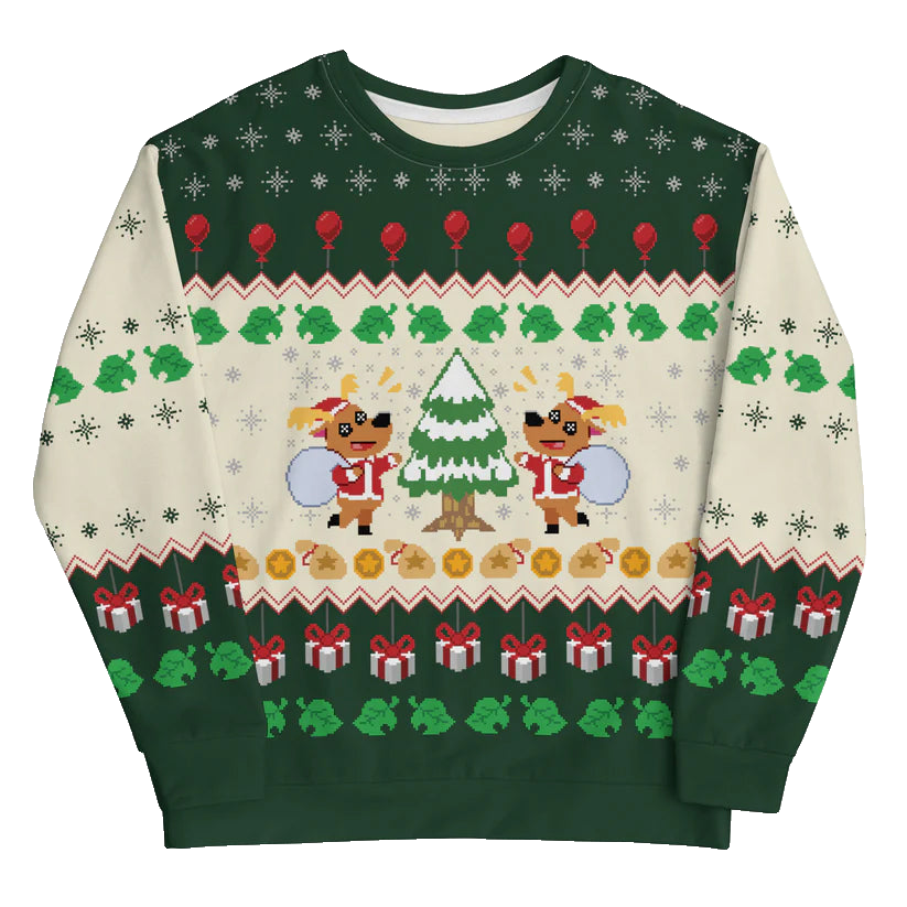 Jingle Animal Crossing Ugly Christmas Sweater 2025 – Moonbestprint