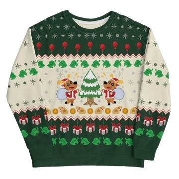 Jingle Animal Crossing Ugly Christmas Sweater 2025 – Moonbestprint