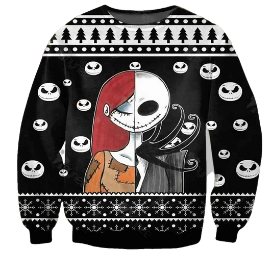 Jack And Sally Ugly Christmas Sweater – Moonbestprint
