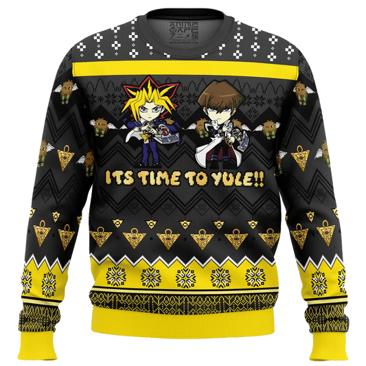 It's Time To Yule! Yu Gi Oh Ugly Christmas Sweater – Moonbestprint