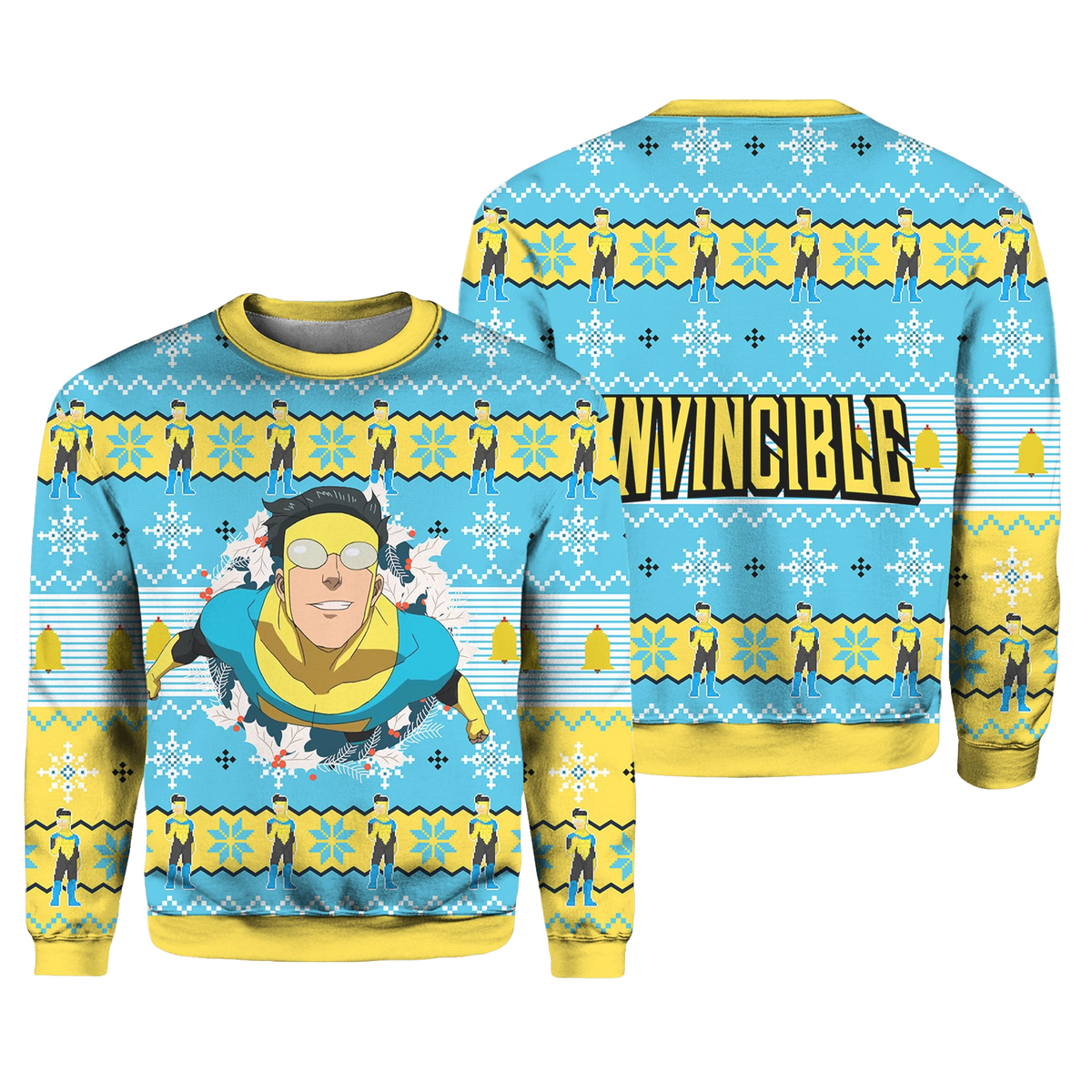 Invincible Cute Xmas Ugly Christmas Sweater – Moonbestprint