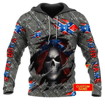 Inside CSA Skull Custom 3D All Over Print Hoodie -Moonbestprint