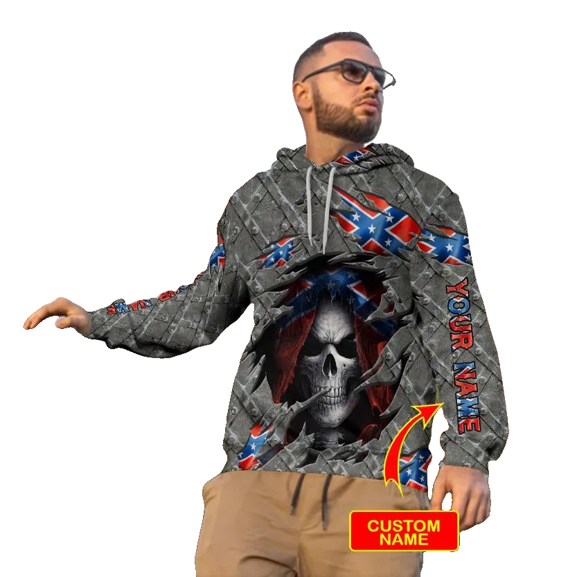 Inside CSA Skull Custom 3D All Over Print Hoodie -Moonbestprint