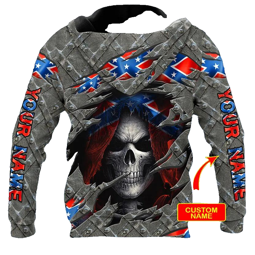 Inside CSA Skull Custom 3D All Over Print Hoodie -Moonbestprint