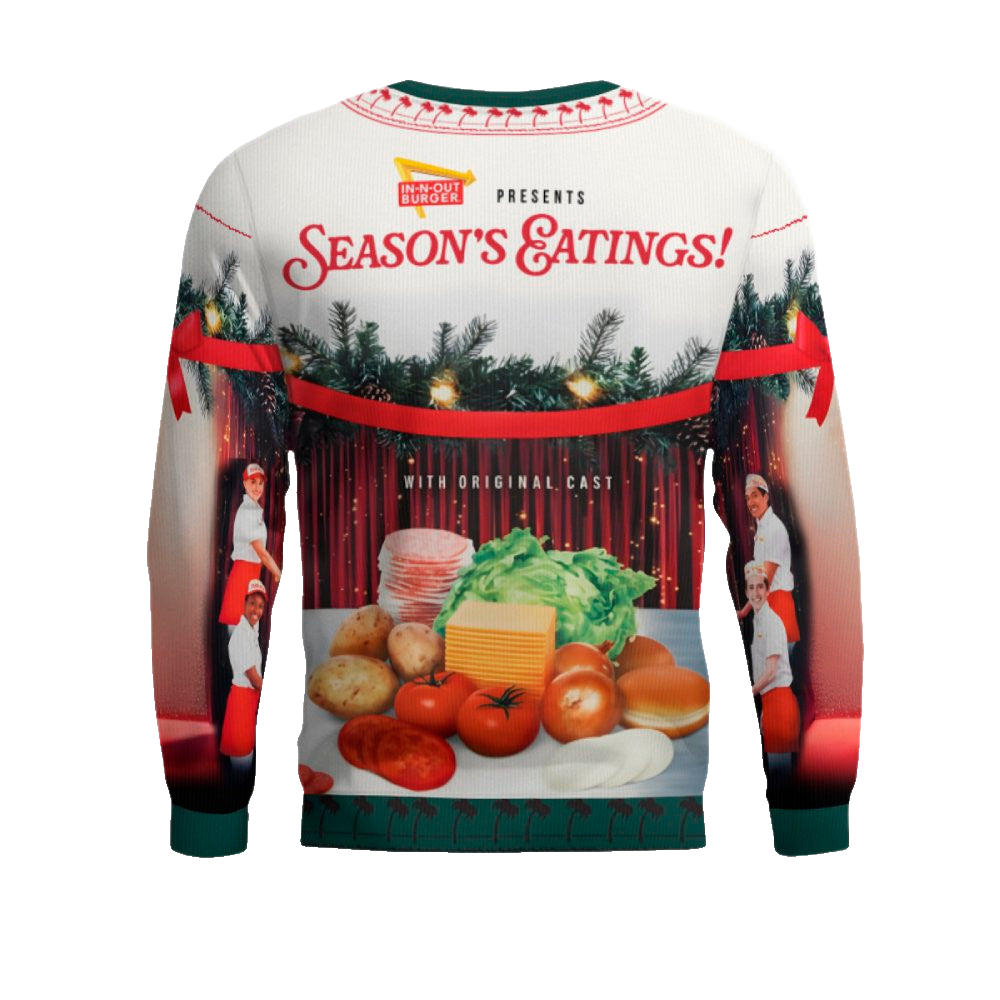 In-N-Out Burger’s Ugly Christmas Sweater 2025 Season's Eatings – Moonbestprint