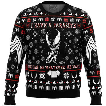 I Have a Parasite We Are Venom Venom Ugly Christmas Sweater – Moonbestprint