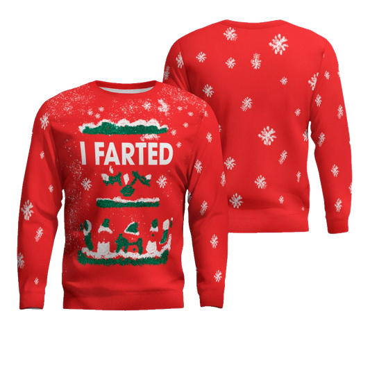 I Farted Ugly Christmas Sweater – Moonbestprint