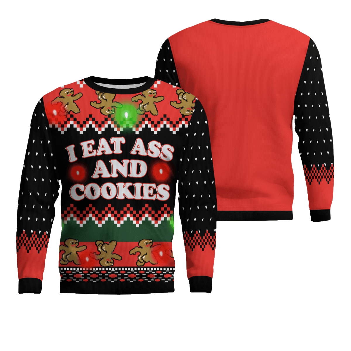 I Eat Ass and Cookies Ugly Christmas Sweater – Moonbestprint