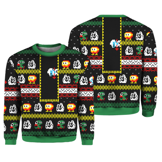 I Dig Dug Christmas Ugly Christmas Sweater – Moonbestprint