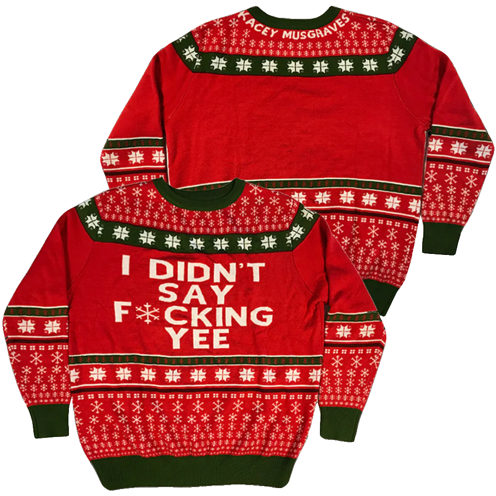 I Didn't Say F*cking Yee Ugly Christmas Sweater 2025 – Moonbestprint